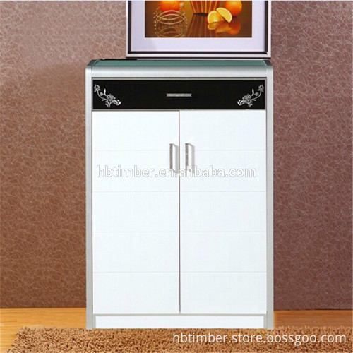 Creative Design solid wood shoe cabinet MDF wood furniture for living room